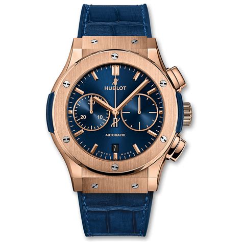 Hublot Classic Fusion Chronograph King Gold Blue 